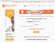 Tablet Screenshot of mp4tomp3.org