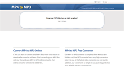 Desktop Screenshot of mp4tomp3.net