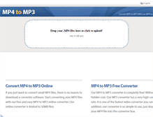 Tablet Screenshot of mp4tomp3.net